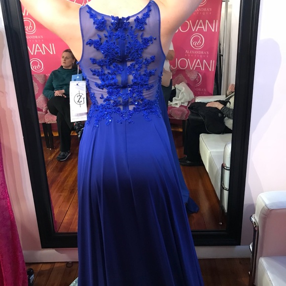 Royal Blue Prom Dress - Picture 4 of 4